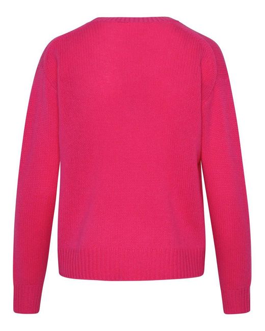 360cashmere Pink Fuchsia Cashmere Averill Sweater