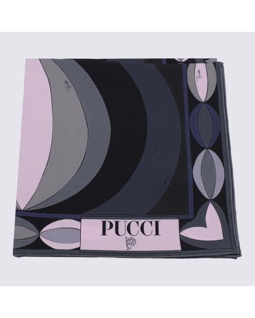 Emilio Pucci Blue And Silk
