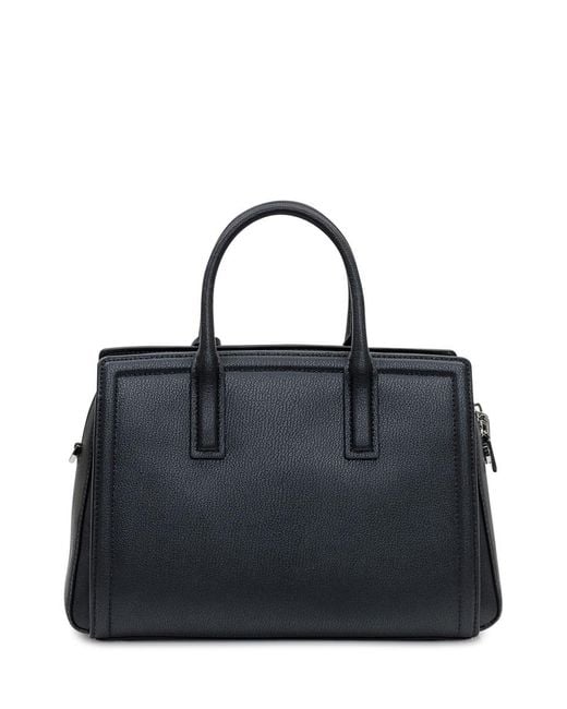 Michael Kors Medium Black Leather Shopping Bag