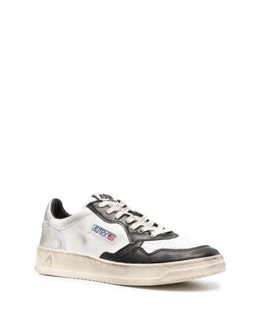 Autry White Low Sneaker For