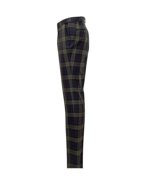 Gabriele Pasini Black And Tartan Trousers for men