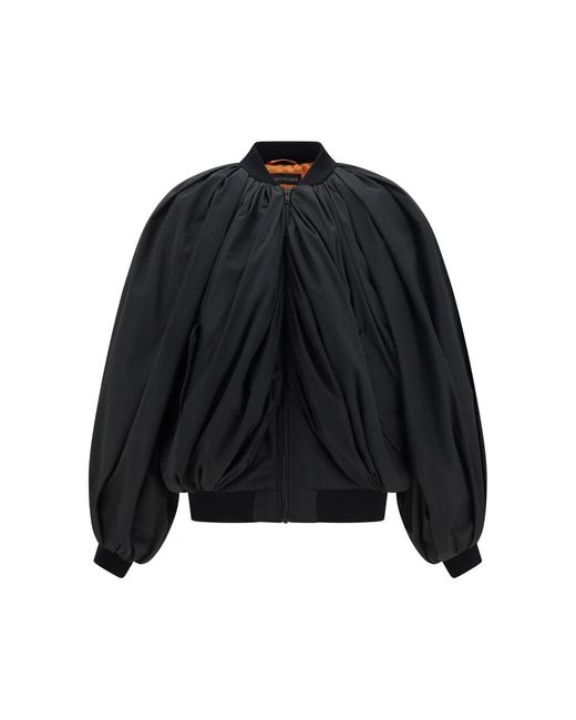 Balenciaga Black Oversized Bomber