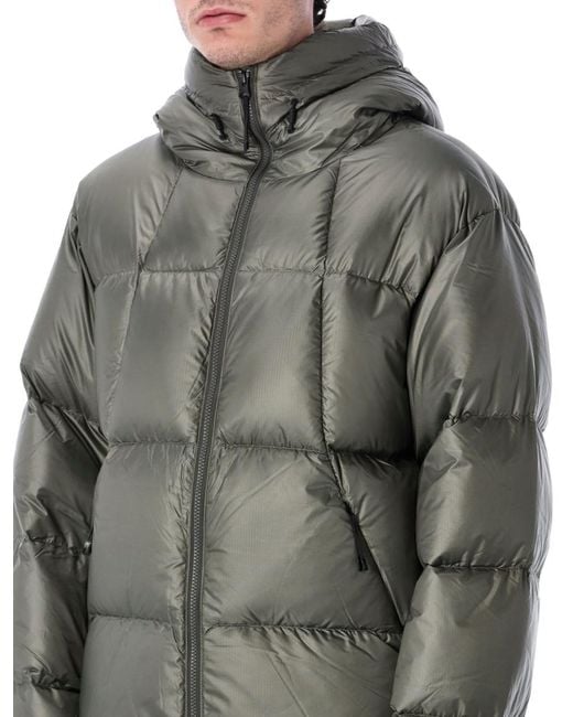 Goldwin Gray Pertex Quantum Down Parka for men