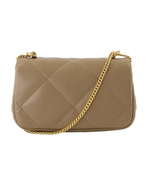 Tory Burch Natural Kira Diamond Mini Bag