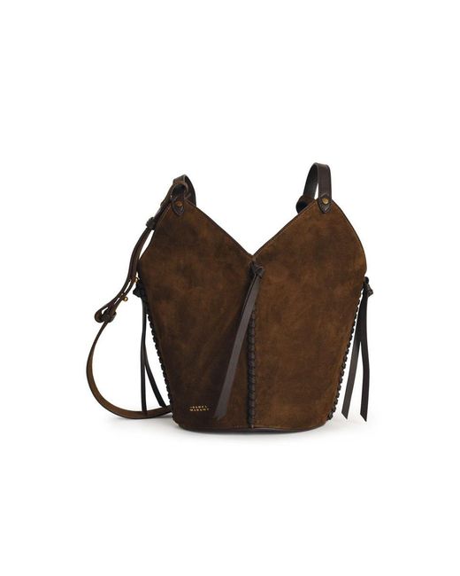 Isabel Marant Brown 'Tampa' Mini Bucket Bag
