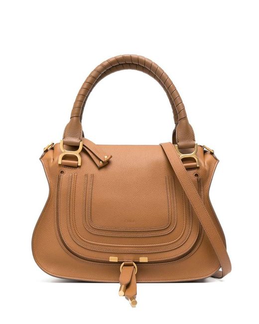 Chloé Brown Marcie Medium Handbag