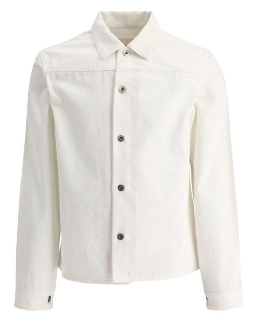 Jil Sander Shirts in White for Men | Lyst