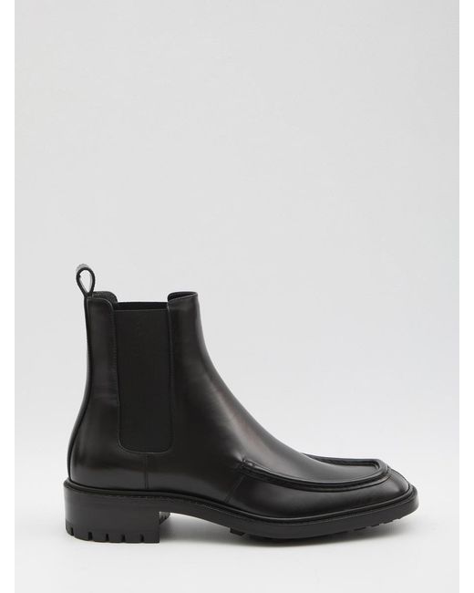 Saint Laurent Black Joe Chelsea Boots for men