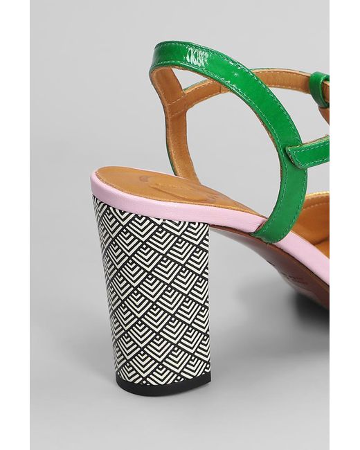 Chie Mihara Metallic Bejo Sandals