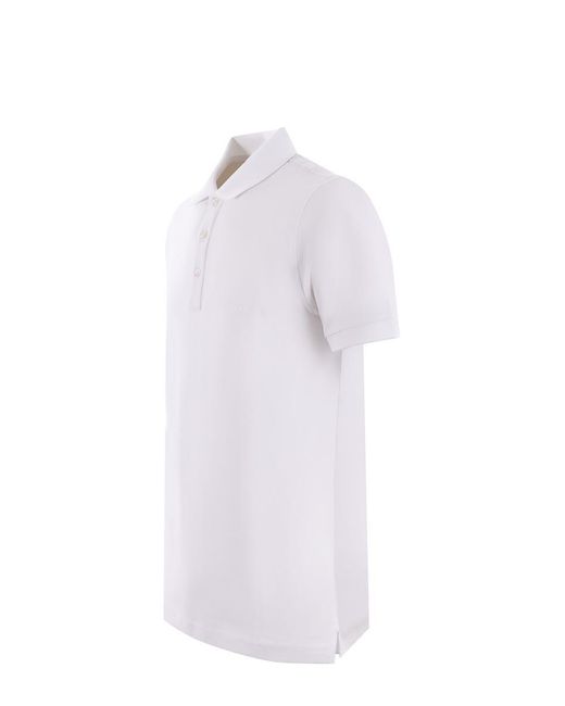 Fay White Polo Shirt for men