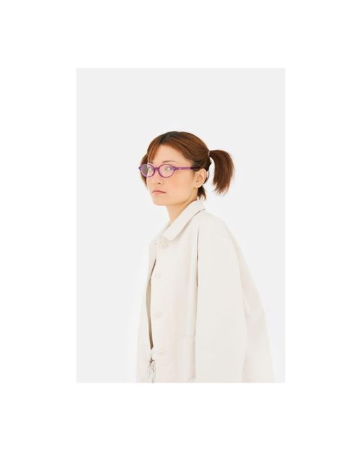 Retrosuperfuture Purple Numero 04 Light Eyeglasses