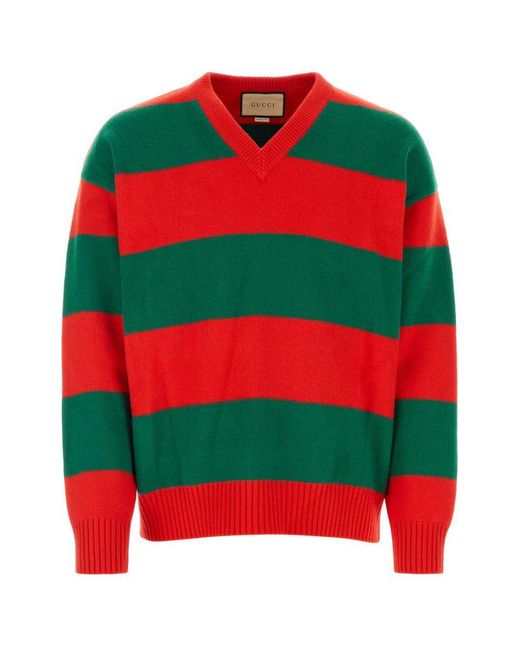 Gucci Red Knitwear for men