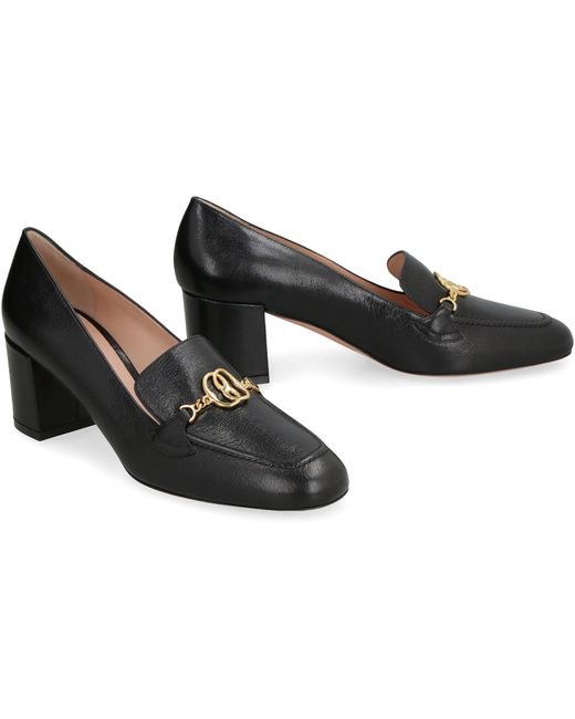 Bally Black Obrien 50 Leather Loafers