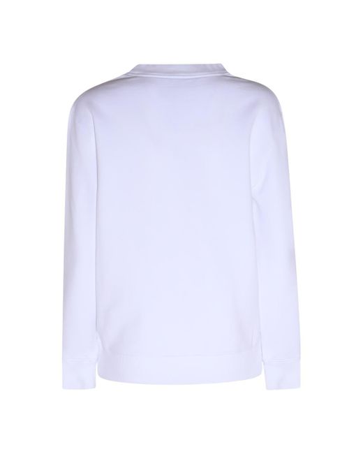 Lanvin Blue Sweaters White