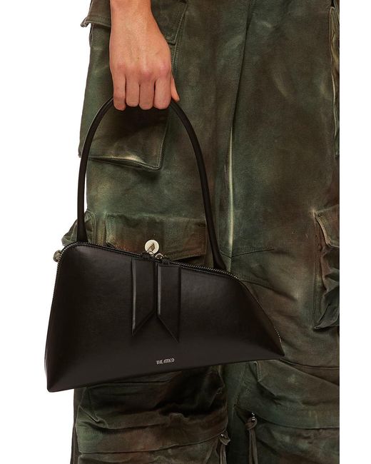 The Attico Black ''Sunrise'' Shoulder Bag