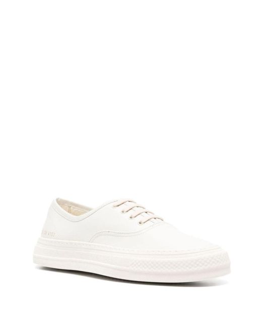 Common Projects White Four Hole Suede Sneakers for men