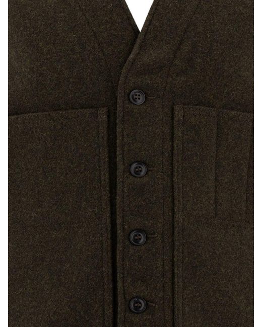 Filson Black "mackinaw" Wool Vest for men