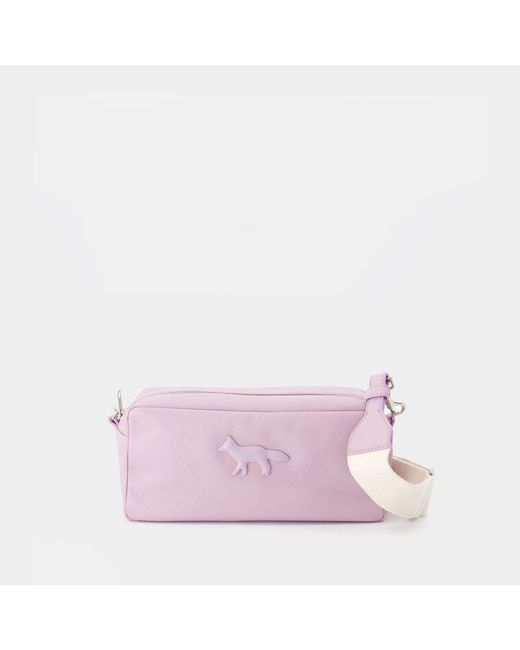 Maison Kitsuné Pink Shoulder Bags
