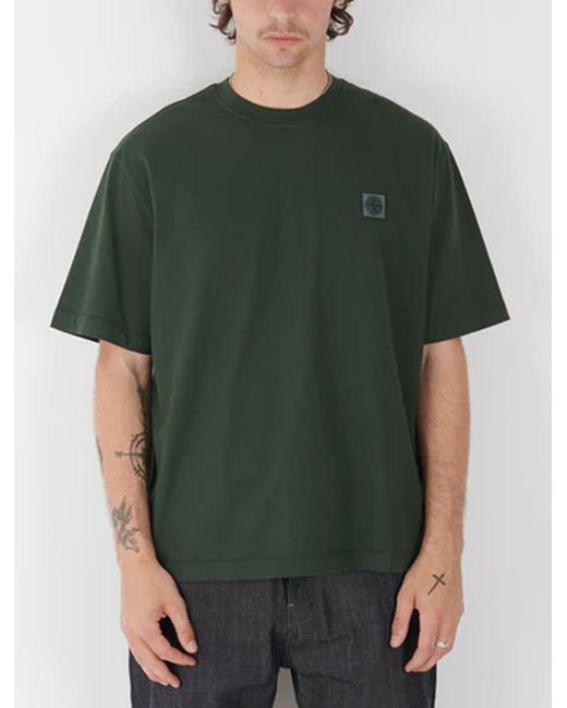 Stone Island Green T-Shirts And Polos for men