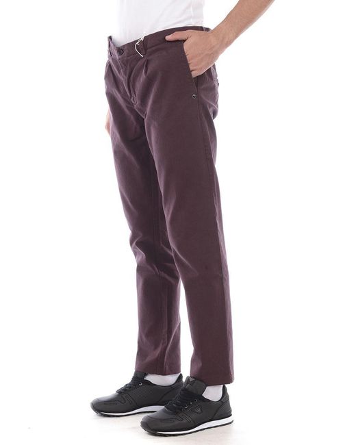 Daniele Alessandrini Purple Jeans Trouser for men