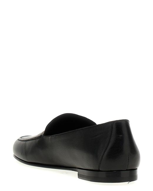 The Row Black 'Colette' Loafers