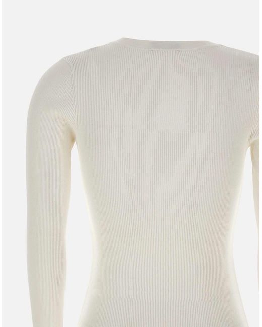 Elisabetta Franchi White Sweaters