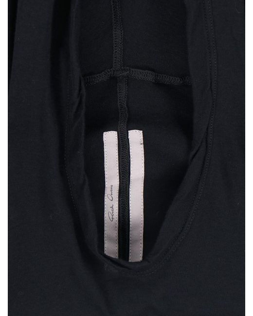 Rick Owens Blue T-Shirts And Polos