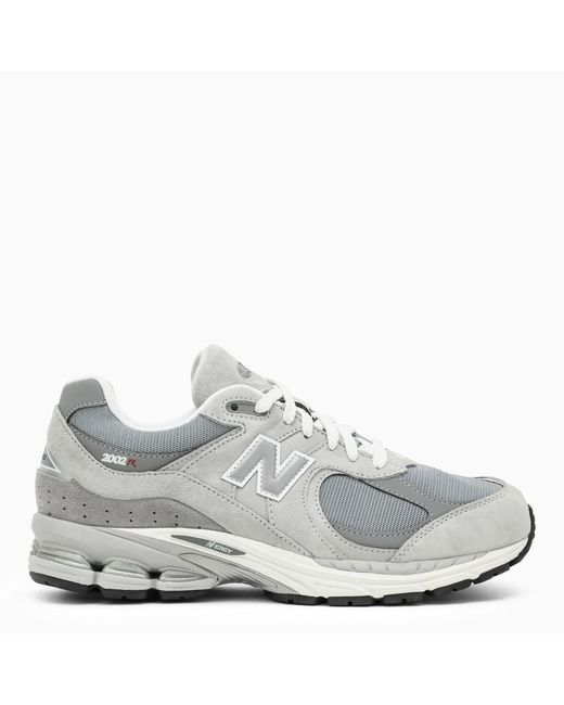 New Balance Gray Low 2002r Leather Trainer