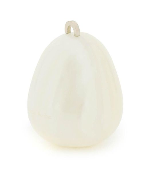 Simone Rocha Micro Egg Perspex Shoulder Bag - White
