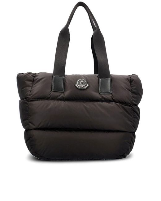 Moncler Black Caradoc Tote Bags