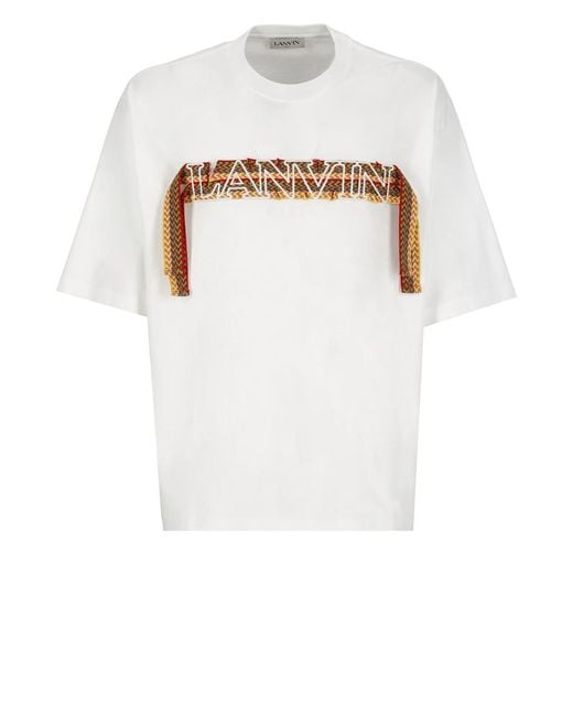 Lanvin T-shirts And Polos White for men