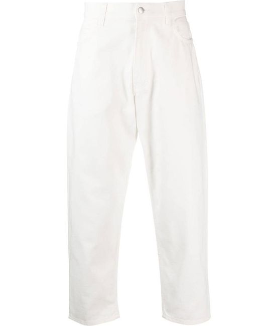 Studio Nicholson White Denim Trousers for men