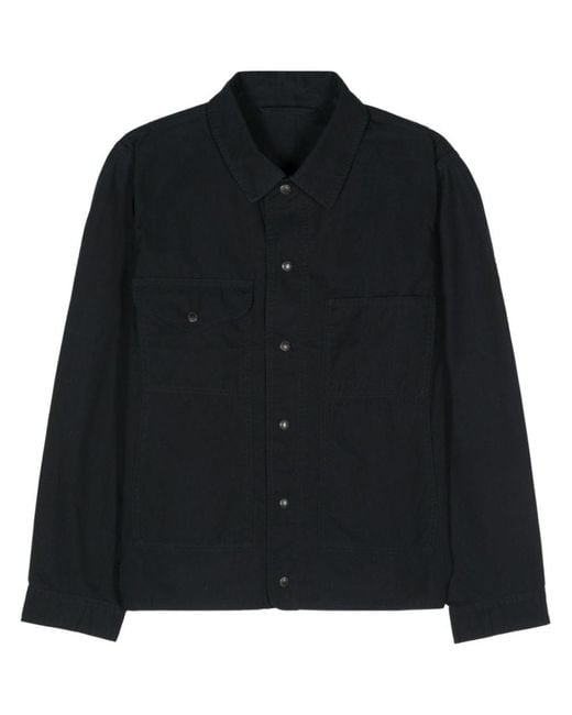 Filson Black Cotton Saharan Jacket for men