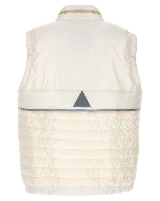 3 MONCLER GRENOBLE Natural 'Gumiane' Polyamide Vest