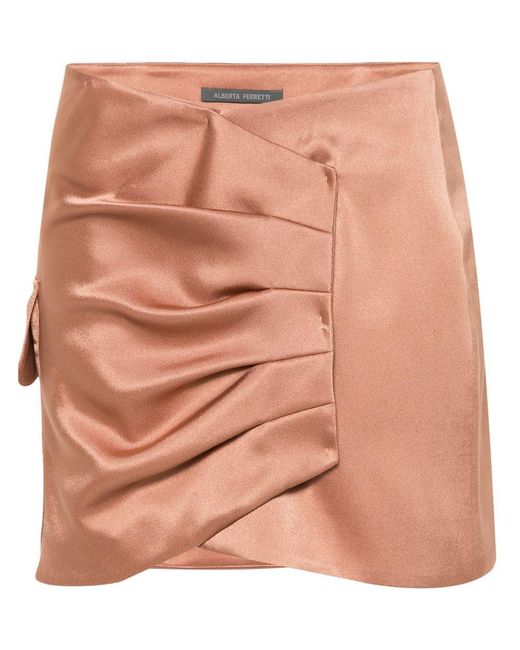 Alberta Ferretti Pink Skirt