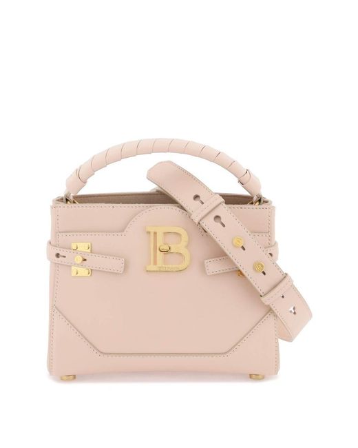 Balmain Natural B-buzz 22 Top Handle Handbag