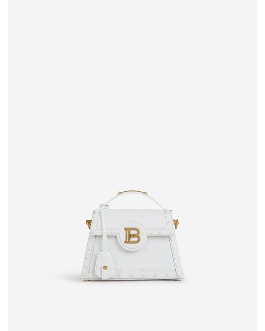 Balmain White B-Buzz Bag