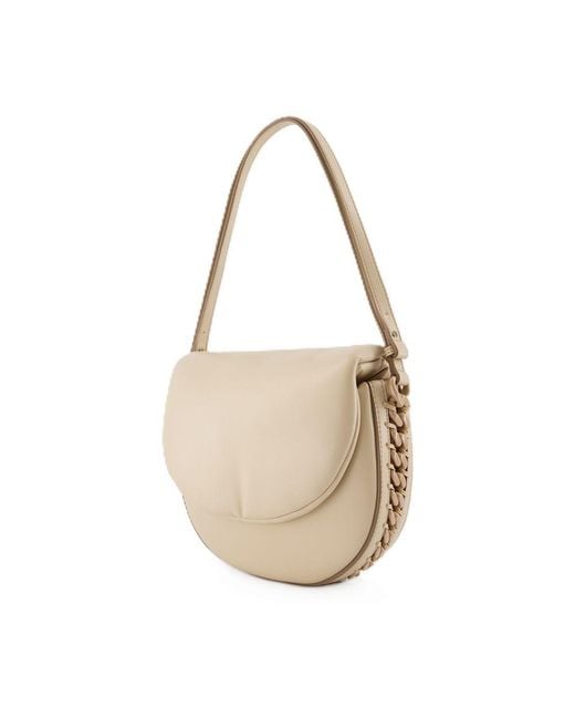 Stella McCartney Natural M Flap Puffy Alter Mat Bag