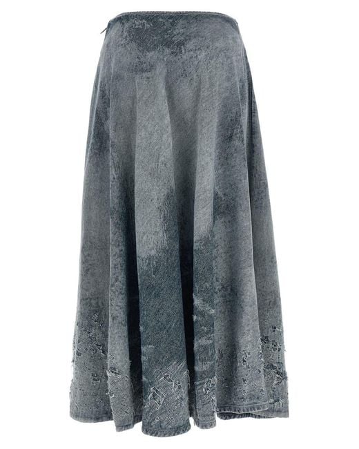DIESEL Gray 'de-annet-fsh' Skirt