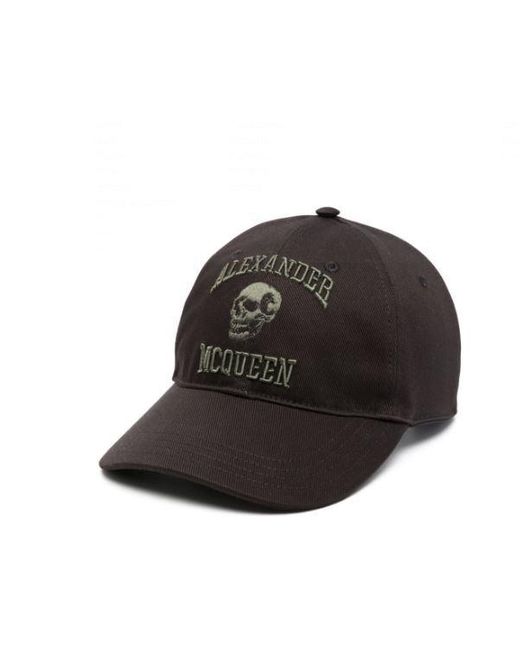 Alexander McQueen Black Hats for men