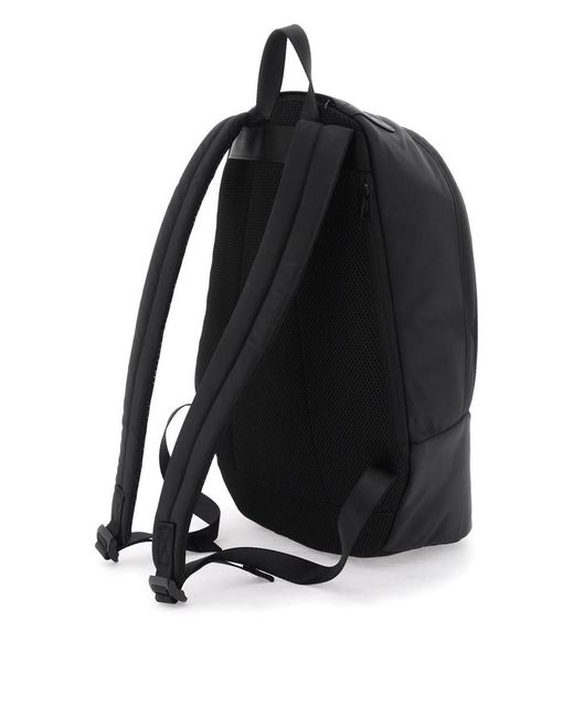 DIESEL Black Logo Rinke Backpack for men
