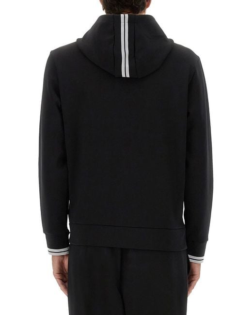 Boss Black Zipper Hoodie for men