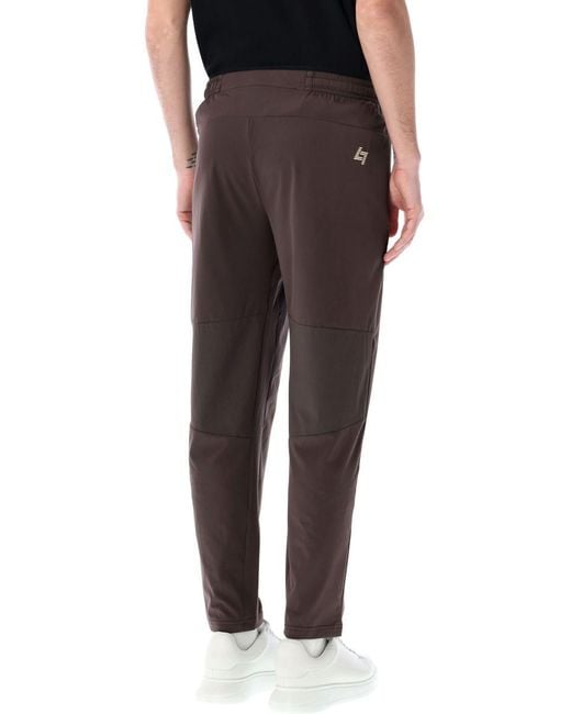 EA7 Black Dynamic Athlete Trousers for men