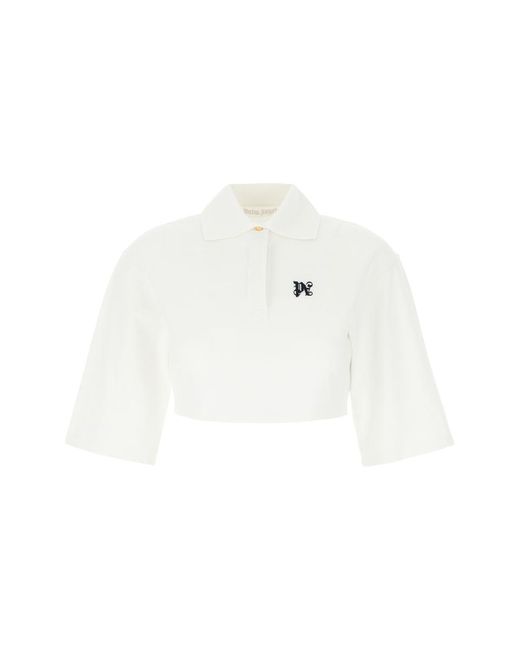 Palm Angels White Polo
