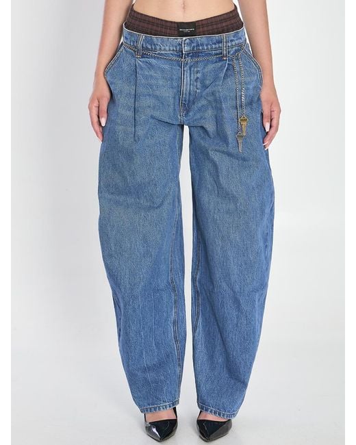 Alexander Wang Blue Baloon Jeans