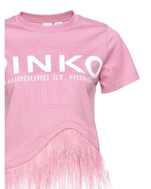 Pinko Pink T-shirts And Polos