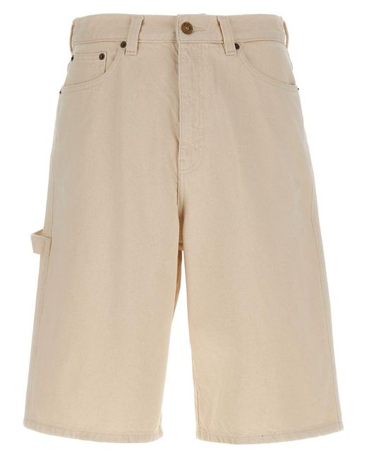 A.P.C. Natural 'Westland' Bermuda Shorts for men