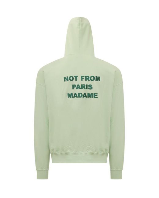 Drole de Monsieur Drole De Monsieur Hoodie in Green for Men Lyst