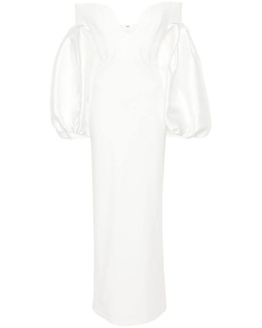 Solace London White The Mora Maxi Dress