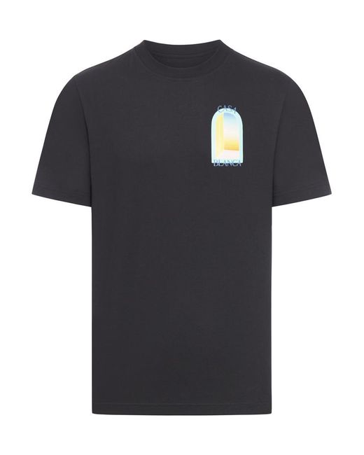 Casablancabrand Black T-Shirts for men